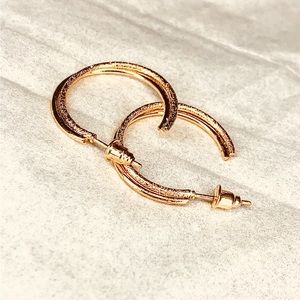 Stylish Gold Hoops